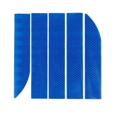 5 сетов автомобиля с магистральными отражающими декоративной полосой против царапин-хвост предупреждение о декоративных наклейках (синие)