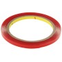 10 PCS Universal Car Transparent Double Sided Adhesive Tape, Width: 6mm(Red)