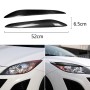 Углеродная волокна на прессовании лампы декоративная наклейка для Mazda 3 M3 2010-2013