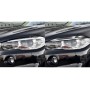 2 ПК / установка углеродной волокнистого фонаря, декоративная наклейка для бровей для бровей для BMW X5 / F15 2014-2018, версия Drop Glue Version