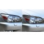 2 ПК/установка углеродной волокнистого фонаря, декоративная наклейка для бровей для Lexus IS300/IS200/RS200/Altezza 1998-2005, Drop Glue версия