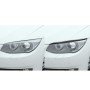 2 PCS Carbon Fiber Car Lamp Eyebrow Decorative Sticker for 2005-2012 BMW 3 Series E92 M3