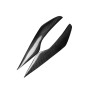 2 PCS Carbon Fiber Car Lamp Eyebrow Decorative Sticker for 2009-2011 Ford Focus