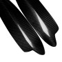 2 PCS Carbon Fiber Car Lamp Eyebrow Decorative Sticker for 2007-2014 Smart W451