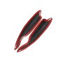 2 PCS Carbon Fiber Car Lamp Eyebrow Decorative Sticker for 2007-2014 Smart W451