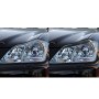 2 PCS Carbon Fiber Car Lamp Eyebrow Decorative Sticker for 2005-2009 Toyota Crown