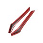 2 PCS Carbon Fiber Car Lamp Eyebrow Decorative Sticker for 2014-2016 Honda Fit