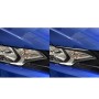 2 PCS Carbon Fiber Car Lamp Eyebrow Decorative Sticker for 2014-2016 Honda Fit