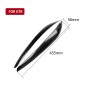 2 PCS Carbon Fiber Car Lamp Eyebrow Decorative Sticker for 1999-2002 Nissan Skyline R34