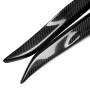 2 PCS Carbon Fiber Car Lamp Eyebrow Decorative Sticker for 2006-2008 Subaru Legacy