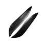 2 PCS Carbon Fiber Car Lamp Eyebrow Decorative Sticker for 1993-1998 Toyota Supra