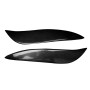 2 PCS Carbon Fiber Car Lamp Eyebrow Decorative Sticker for 1993-1998 Toyota Supra