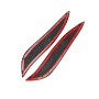 2 PCS Carbon Fiber Car Lamp Eyebrow Decorative Sticker for 1993-1998 Toyota Supra