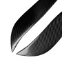 2 PCS Carbon Fiber Car Lamp Eyebrow Decorative Sticker for 1993-1998 Toyota Supra