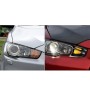 2 PCS Carbon Fiber Car Lamp Eyebrow Decorative Sticker for Mitsubishi Lancer EVOX