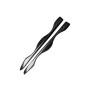 2 PCS Carbon Fiber Car Lamp Eyebrow Decorative Sticker for 1988-1996 BMW E34 5 Series