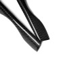 2 PCS Carbon Fiber Car Lamp Eyebrow Decorative Sticker for 1988-1996 BMW E34 5 Series