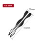 2 PCS Carbon Fiber Car Lamp Eyebrow Decorative Sticker for 1988-1996 BMW E34 5 Series