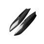 2 PCS Carbon Fiber Car Lamp Eyebrow Decorative Sticker for Volkswagen Golf 5 / MK5 / Sagitar