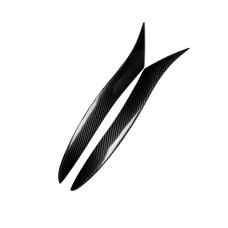 2 PCS Carbon Fiber Car Lamp Eyebrow Decorative Sticker for 2009-2012 Mazda New RX8