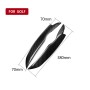 2 PCS Carbon Fiber Car Lamp Eyebrow Decorative Sticker for Volkswagen Golf 5 / MK5