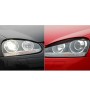 2 PCS Carbon Fiber Car Lamp Eyebrow Decorative Sticker for Volkswagen Golf 5 / MK5