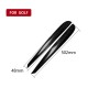 2 PCS Carbon Fiber Car Lamp Eyebrow Decorative Sticker for 2009-2012 Volkswagen Golf 6 / MK6 / Vi