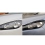 2 PCS Carbon Fiber Car Lamp Eyebrow Decorative Sticker for 2009-2012 Volkswagen Golf 6 / MK6 / Vi