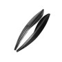 2 PCS Carbon Fiber Car Lamp Eyebrow Decorative Sticker for 2009-2012 Honda Fit