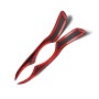 2 PCS Carbon Fiber Car Lamp Eyebrow Decorative Sticker for 1998-2005 Lexus IS300 IS200 RS200 ALTezza