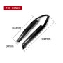 2 PCS Carbon Fiber Car Lamp Eyebrow Decorative Sticker for 1994-1997 Honda Accord