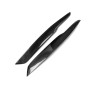 2 PCS Carbon Fiber Car Lamp Eyebrow Decorative Sticker for 2005-2010 Volkswagen Passat B6 3C