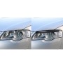 2 PCS Carbon Fiber Car Lamp Eyebrow Decorative Sticker for 2005-2010 Volkswagen Passat B6 3C