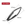 2 PCS Carbon Fiber Car Lamp Eyebrow Decorative Sticker for 1998-2002 Honda Accord