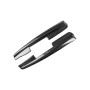 2 PCS Carbon Fiber Car Lamp Eyebrow Decorative Sticker for 1999-2004 Volkswagen Jetta / Bora 4 / MK4