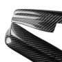 2 PCS Carbon Fiber Car Lamp Eyebrow Decorative Sticker for 1999-2004 Volkswagen Jetta / Bora 4 / MK4