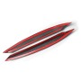 2 PCS Carbon Fiber Car Lamp Eyebrow Decorative Sticker for 2013-2018 Volkswagen Golf 7 / MK7