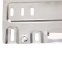 Stainless Steel License Plate Bracket Vehicle License Plate Bracket Bottom Plate Automobile License Plate Conversion Frame(Silver)