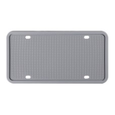2 Sets Waterproof Rustproof Non-damaging Car Paint Silicone License Plate Frame, Specification: US Gray
