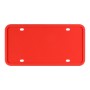 2 Sets Waterproof Rustproof Non-damaging Car Paint Silicone License Plate Frame, Specification: US Red