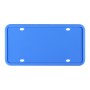 2 Sets Waterproof Rustproof Non-damaging Car Paint Silicone License Plate Frame, Specification: US Blue