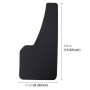 A Pair 3D Carbon Universal Racing Mudflaps Mud Guard Mudguards Fender