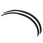 2 PCS 54cm Car Stickers Rubber Large Round Arc Strips Universal Fender Flares Wheel Eyebrow Decal Sticker Eyebrow Car-covers Black Striped Round Arc Strips