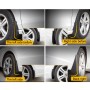 4 PCS Car Auto Semi-Rigid PVC Splash Flaps Mudguards Fender Guard for Toyota 2014 Version Corolla