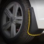 4 PCS Car Auto Semi-Rigid PVC Splash Flaps Mudguards Fender Guard for Audi 2016 Version A6L