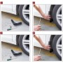 4 PCS Car Auto Semi-Rigid PVC Splash Flaps Mudguards Fender Guard for BaoJun 730 2016 Version