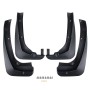 4 PCS Car Auto Semi-Rigid PVC Splash Flaps Mudguards Fender Guard for BMW X3 2011 Version