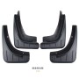 4 PCS Car Auto Semi-Rigid PVC Splash Flaps Mudguards Fender Guard for Porsche Macan