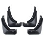 4 PCS Car Auto Semi-Rigid PVC Splash Flaps Mudguards Fender Guard for Toyota RAV4-2.4 2009 Version