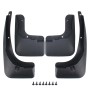 4 PCS Car Auto Semi-Rigid PVC Splash Flaps Mudguards Fender Guard for Toyota RAV4 2014 Version